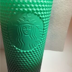 Starbucks Dark Green Textured Tumbler
